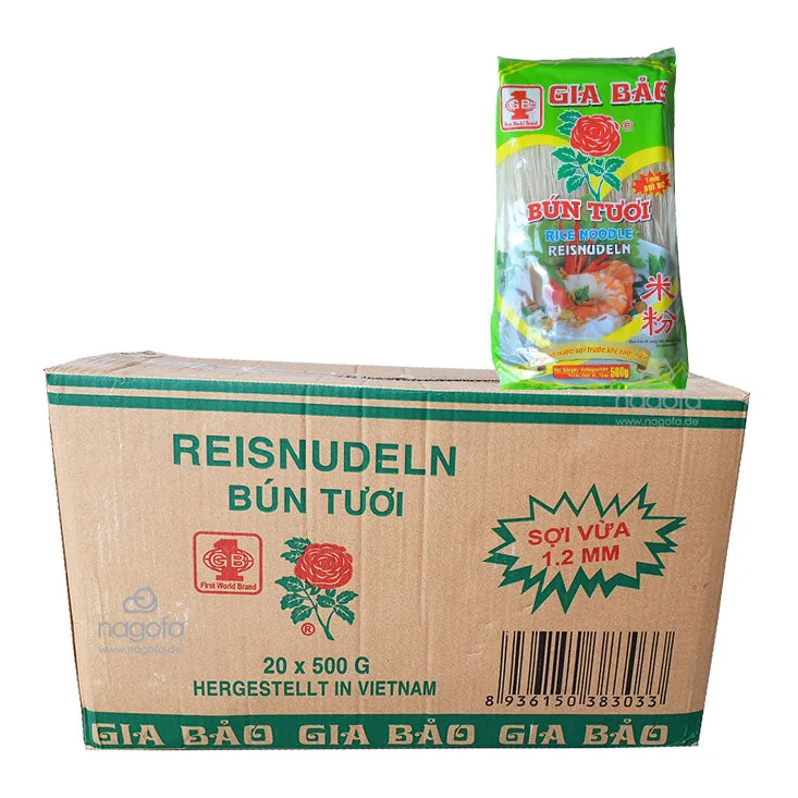 Gia Bảo - Bún Hoa Hồng 1.2mm 400gx20 gói