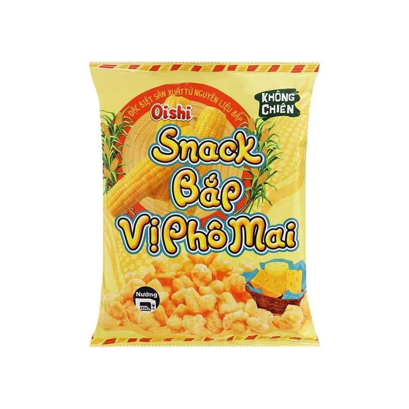 Chip Oishi ngô pho mai 80 gói 32g x 80 gói / bịch