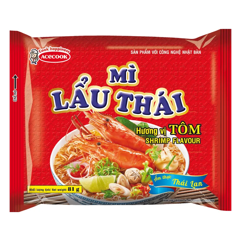 ACECOOK - Mì tôm Lẩu Thái 81g x 30 gói