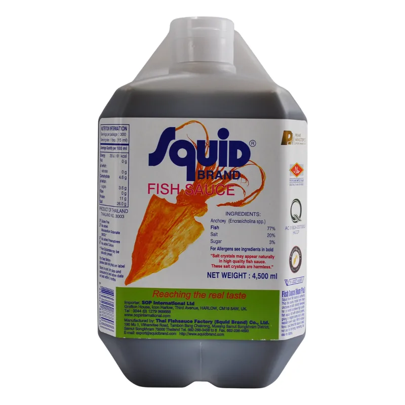 SQUIDB - Mắm mực can 4500ml x 3 can