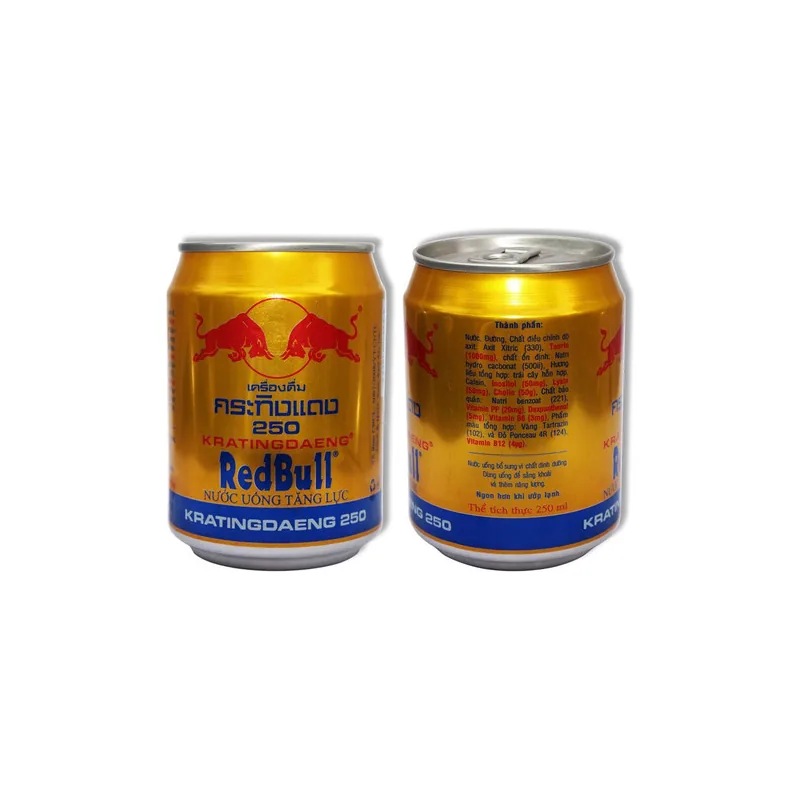 Nước Tăng Lực Bò Húc Thailand 250ml x 24 lon