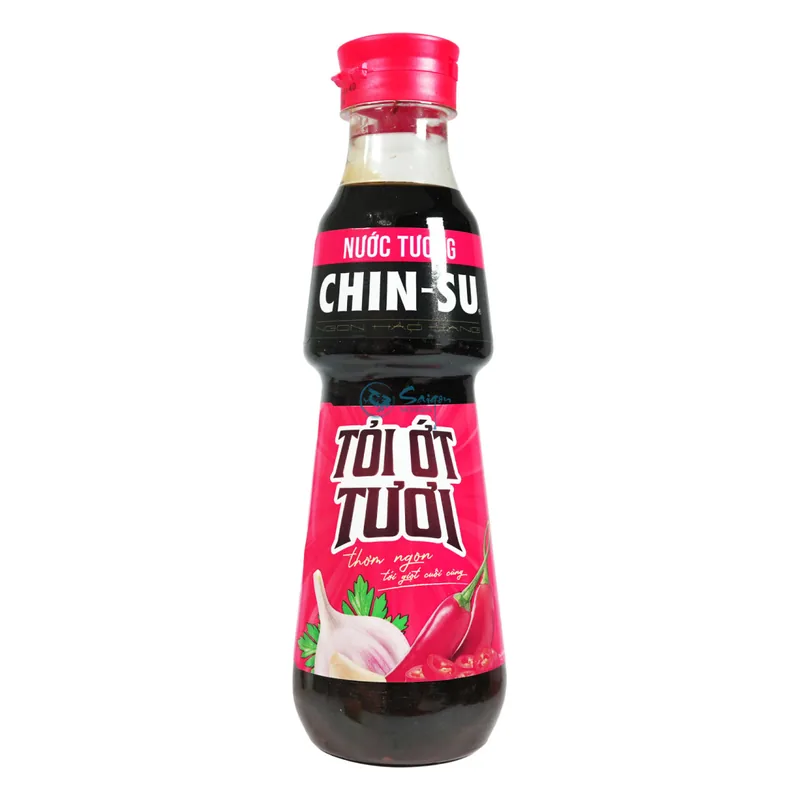 Nước Tương Chinsu Tỏi Ớt 330ml x 24