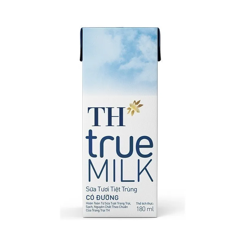 Sữa TH True Milk Có Đường180ml x 48 hộp